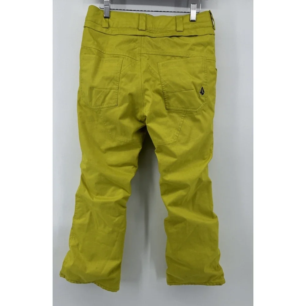 Volcom Nova Ins Highlighter Yellow Snowboard Pants Youth XL Insulated Ski Modern
